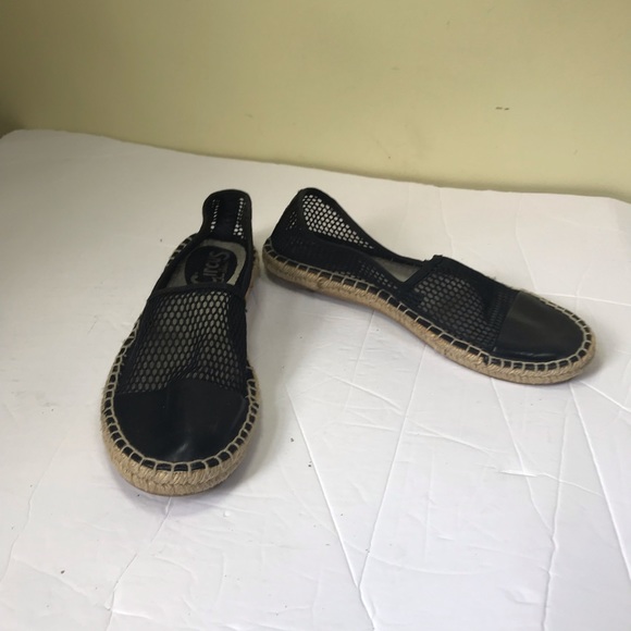 Sam Edelman Ganga Mesh Espadrilles Leather Flats Loafers Shoes Slides Slip On - Picture 6 of 16